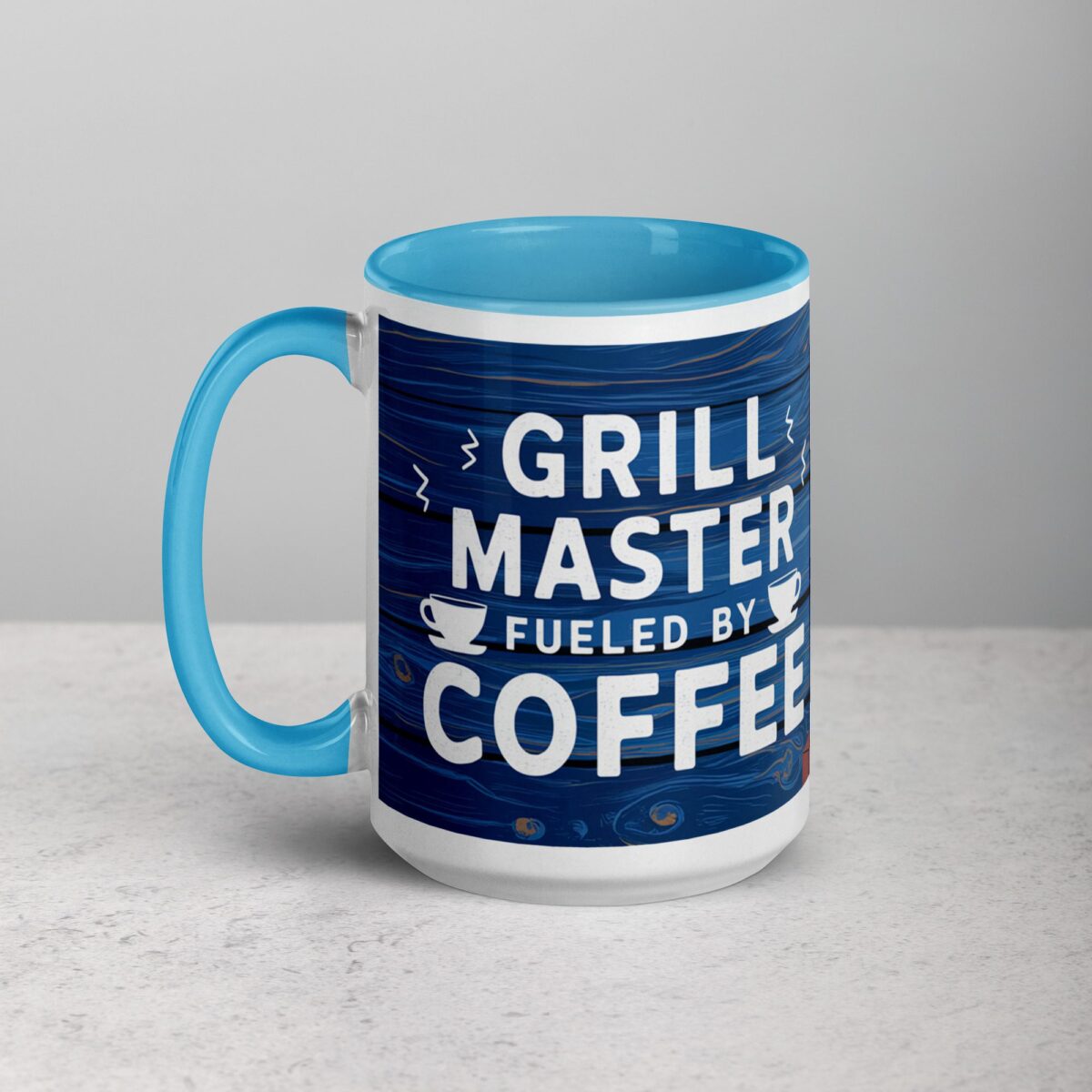Grill Master Fueled by Coffee Dad Coffee Mug - Image 17