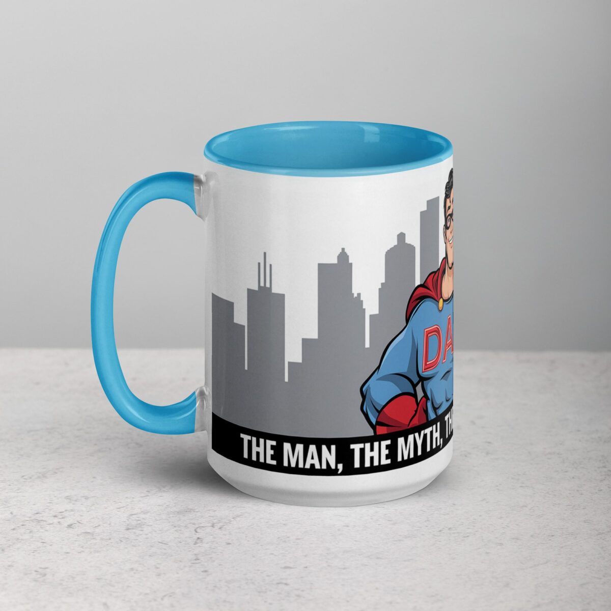 The Man, The Myth, The Legend... and His Coffee Dad Superhero Mug - Image 17