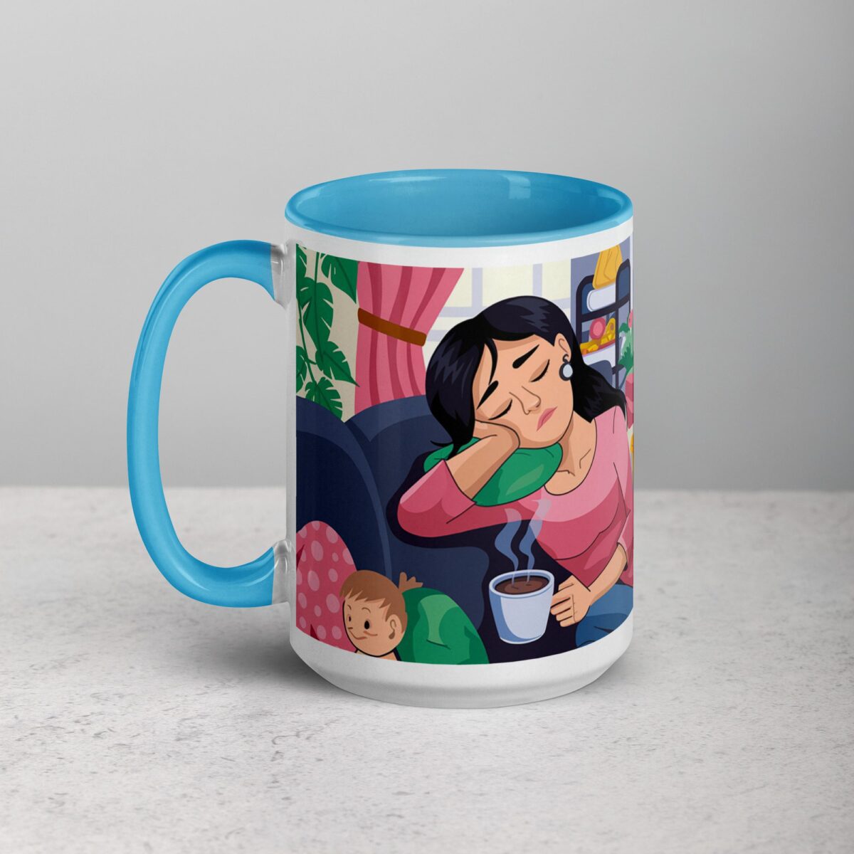 Behind Every Great Kid is a Mom Who Needs Coffee Mug - Image 17