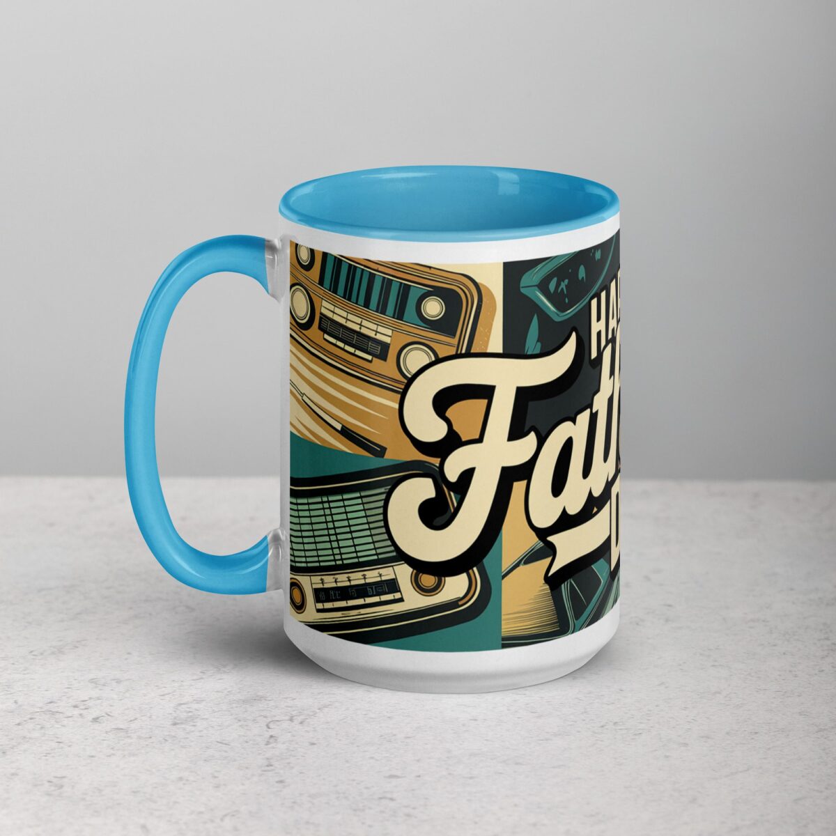 Happy Fathers Day Retro Coffee Mug - Image 17