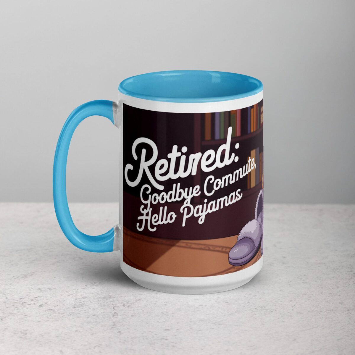 Retired: Goodbye Commute, Hello Pajamas Retirement Mug - Image 17