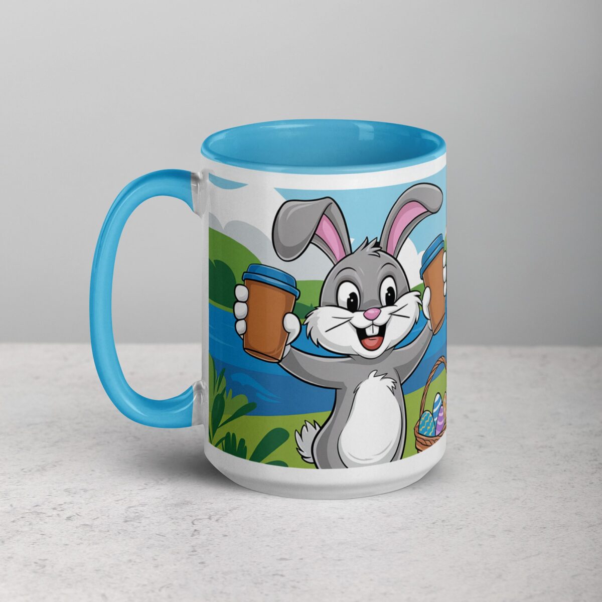 Egg-stra Caffeine for This Bunny Easter Coffee Mug - Image 17