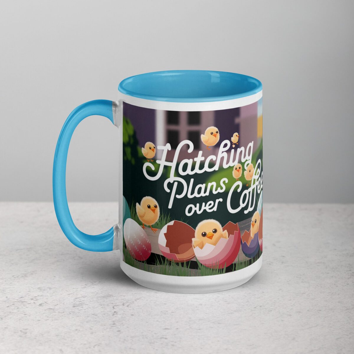 Hatching Plans Over Coffee Easter Mug - Image 17