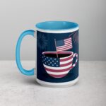 Caffeinated and Free 4th of July Coffee Mug - Image 17