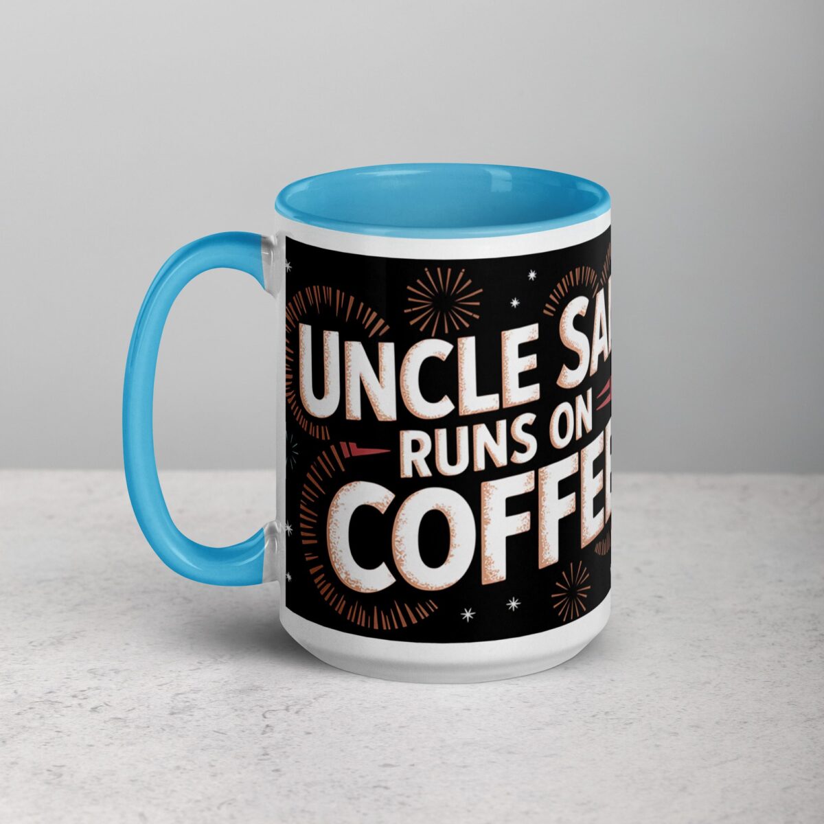 Uncle Sam Runs on Coffee Mug - Image 17
