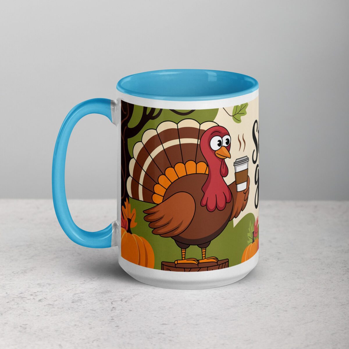 Stuffed with Gratitude (and Coffee) Thanksgiving Mug - Image 17