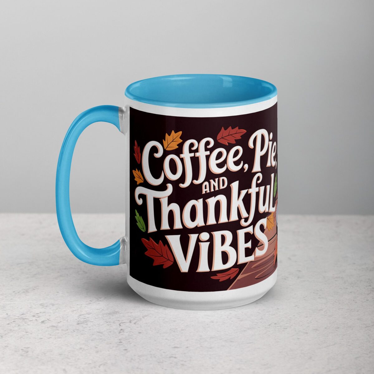 Coffee, Pie, & Thankful Vibes Mug - Image 17