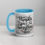 Pumpkin Spice & Everything Nice Thanksgiving Mug - Image 17