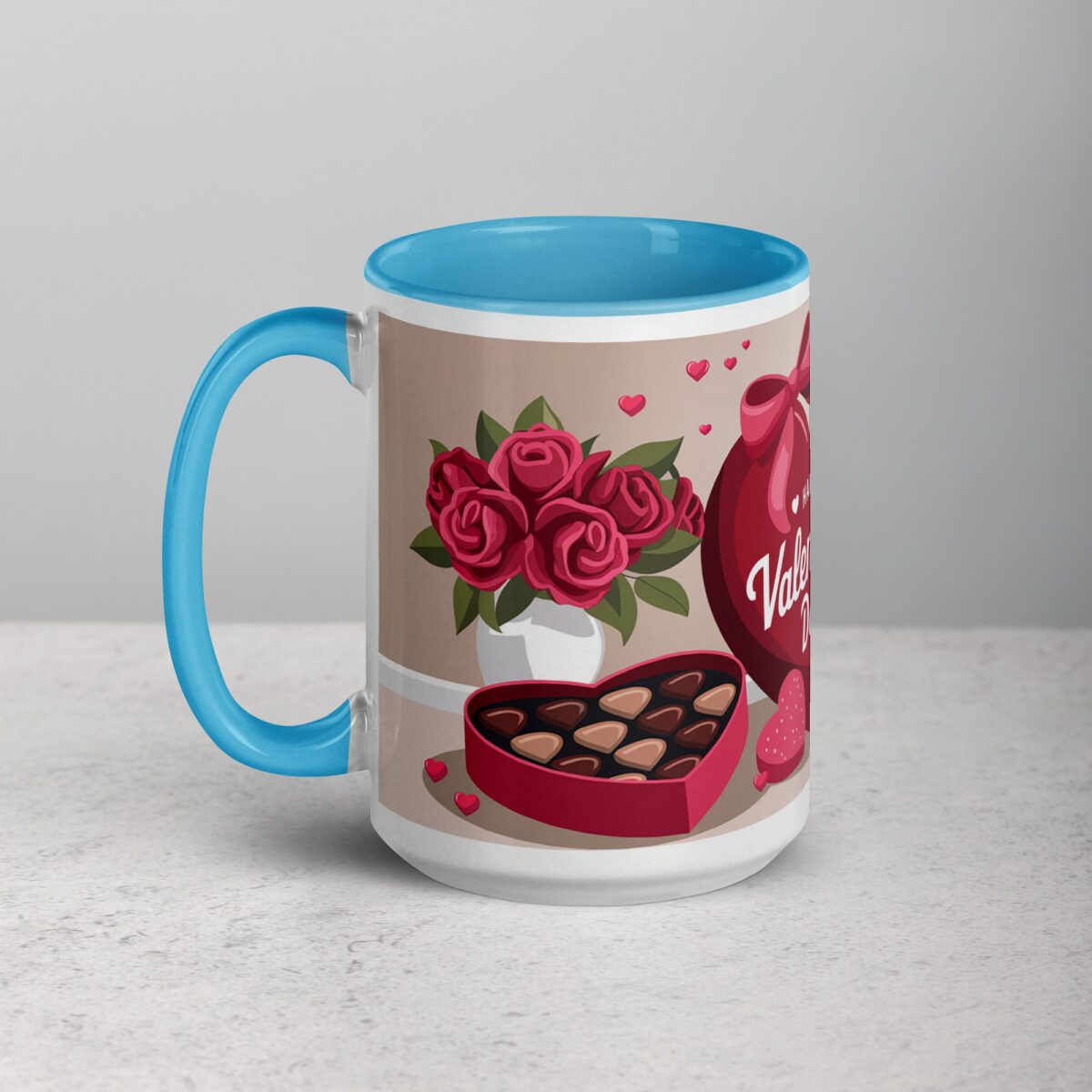Happy Valentine's Day Sophisticated Coffee Mug - Image 17