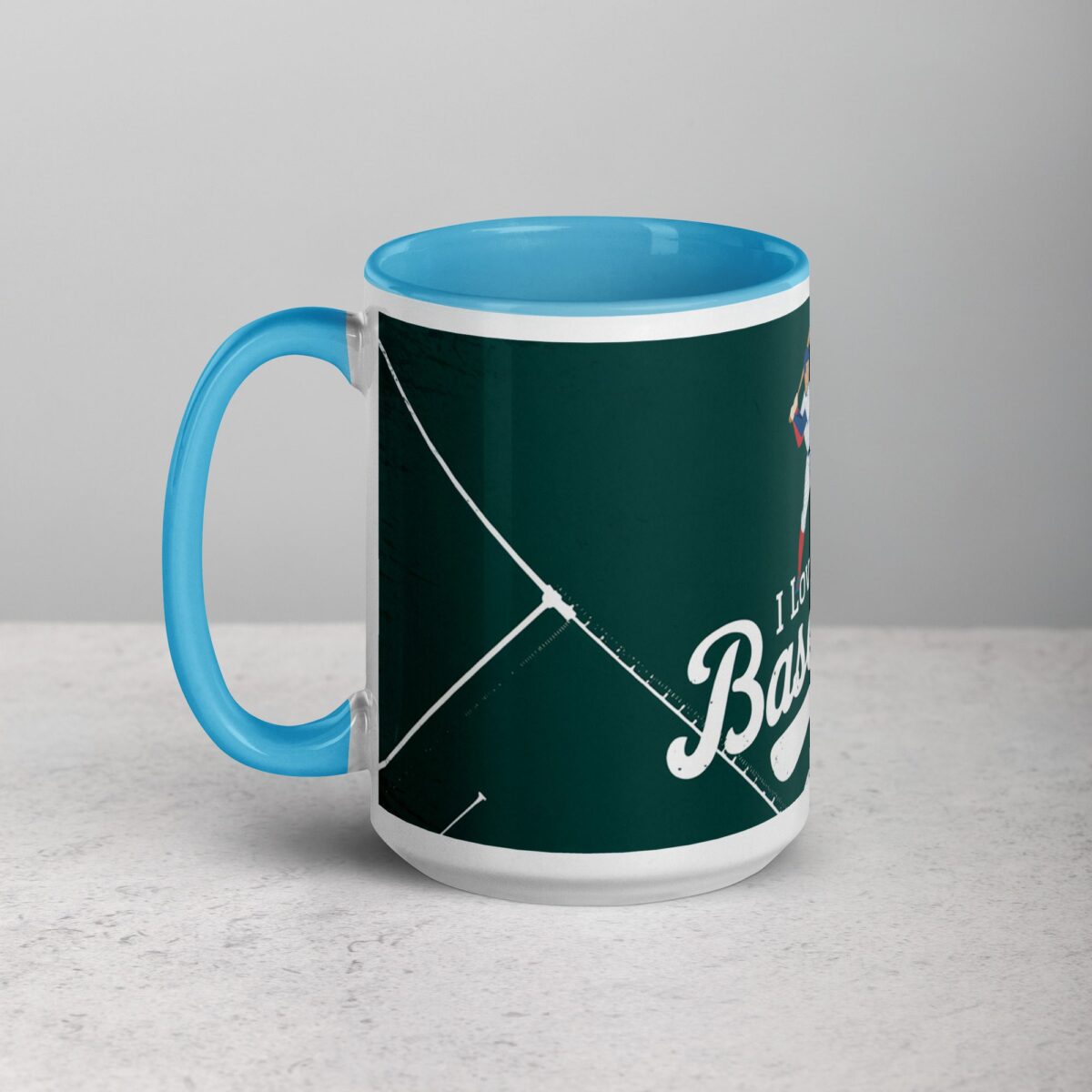 I Love Baseball Elegant Coffee Mug & Tea Cup - Image 17