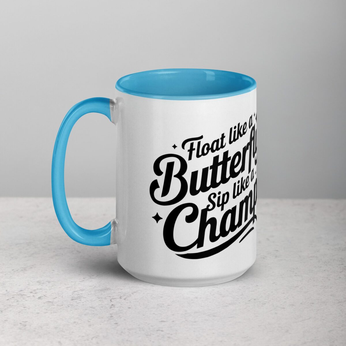 Float Like a Butterfly, Sip Like a Champ Coffee & Tea Mug - Image 17