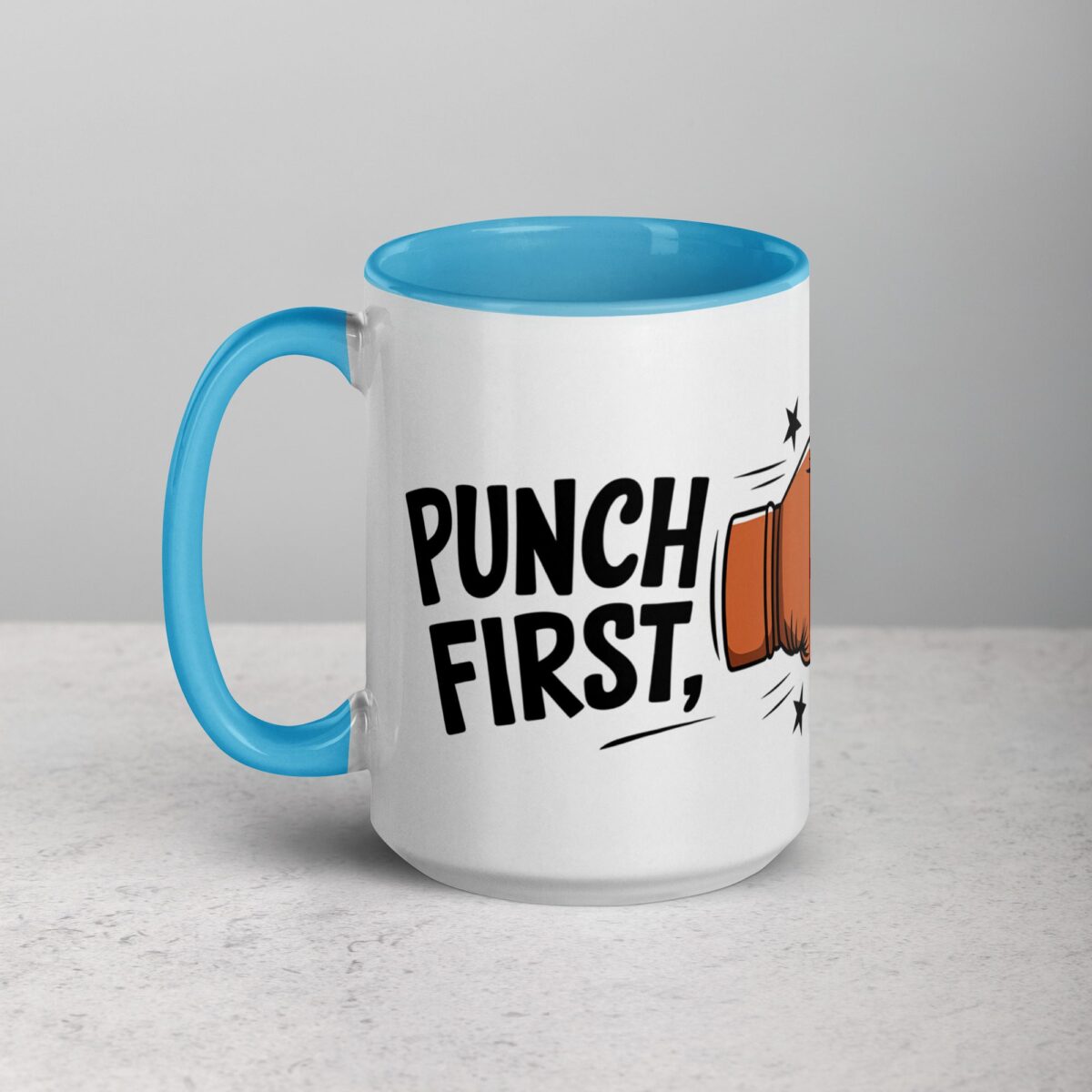 Punch First, Sip Later Boxing Coffee Mug & Tea Cup - Image 17