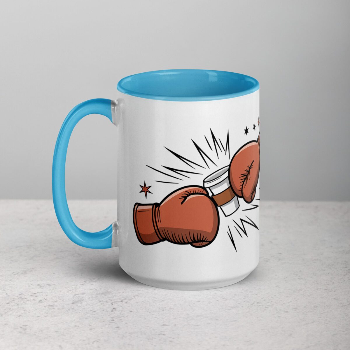 One Cup, Two Fists, Let’s Go! Boxing Coffee Mug - Image 17