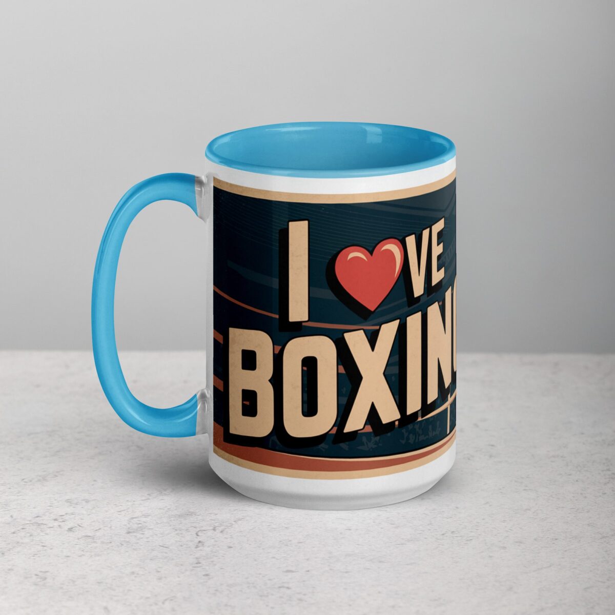 I Love Boxing Retro Coffee Mug & Tea Cup - Image 17