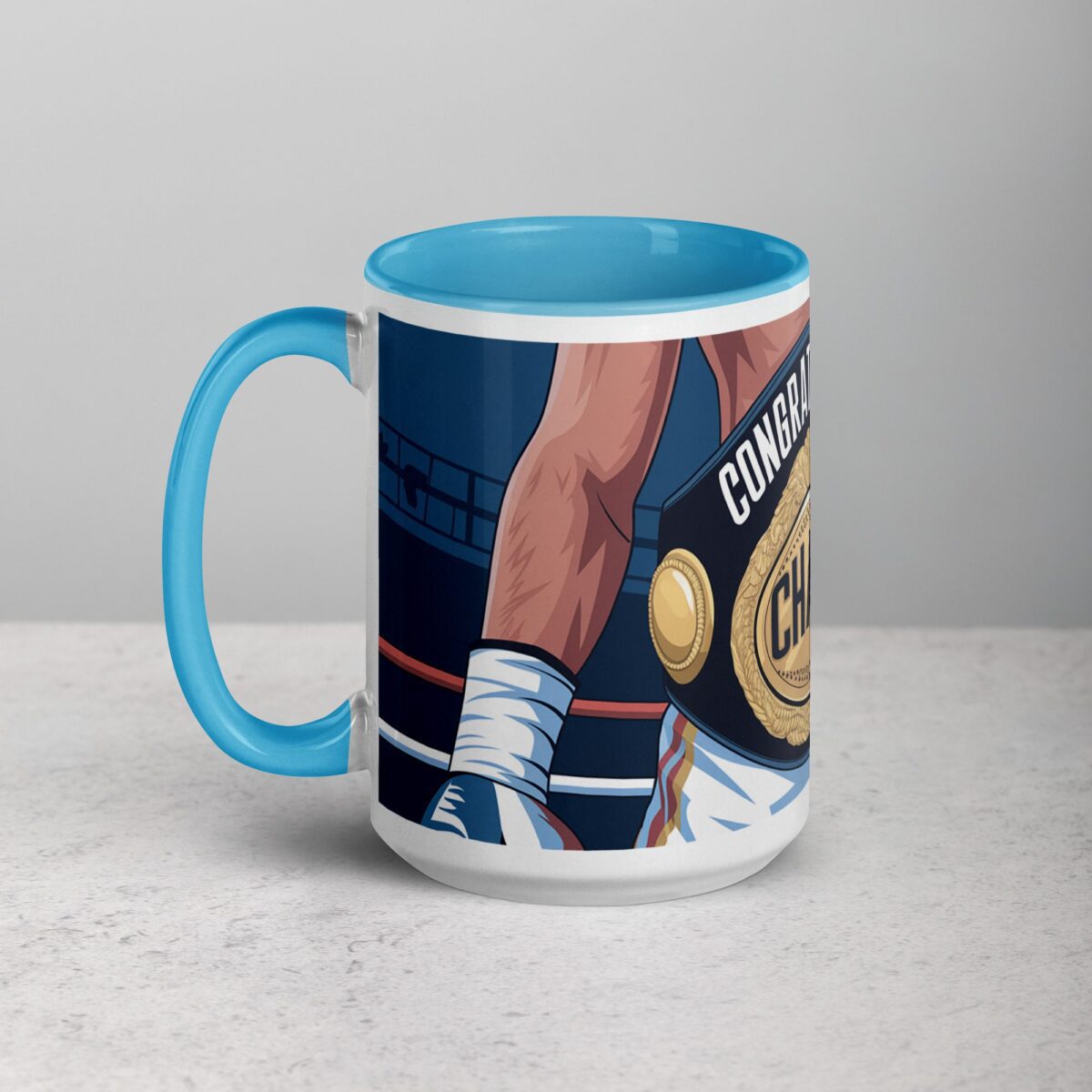 Congratulations Champ Boxing Coffee Mug & Tea Cup - Image 17