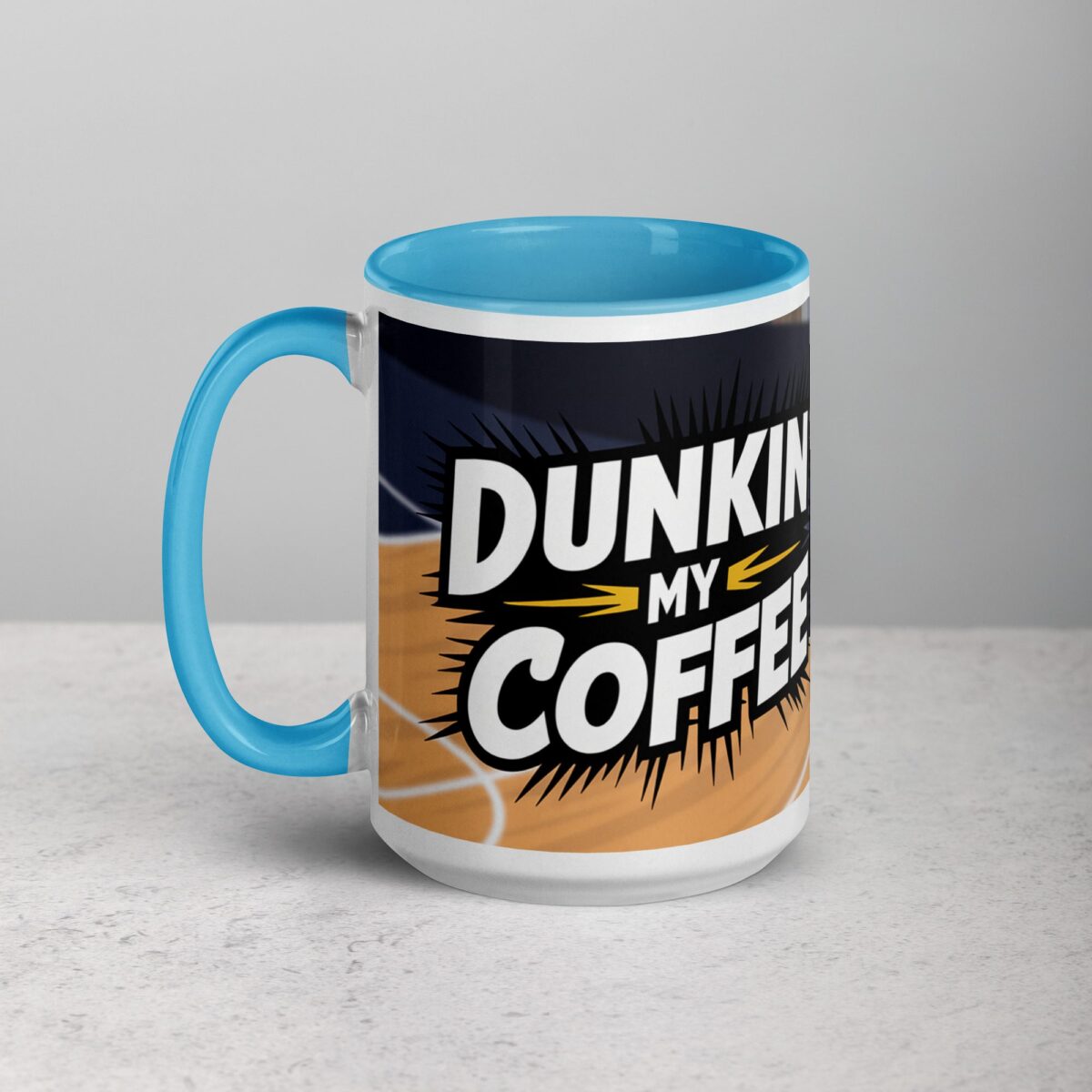 Dunkin' My Coffee Basketball Mug - Image 17