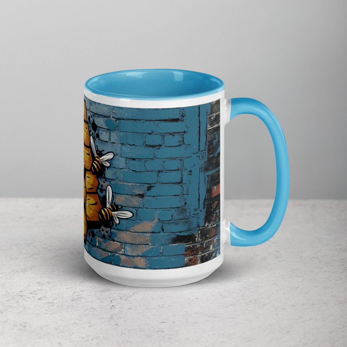 Honeycomb Bee Graffiti Coffee Mug & Tea Cup - Image 18