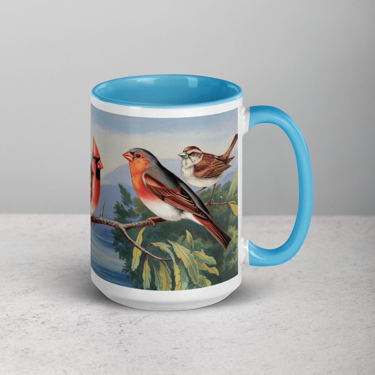 Bird on a Branch Coffee Mug & Tea Cup - Image 18