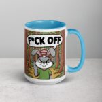 Bunny Rabbit Middle Finger Coffee Mug & Tea Cup - Image 18