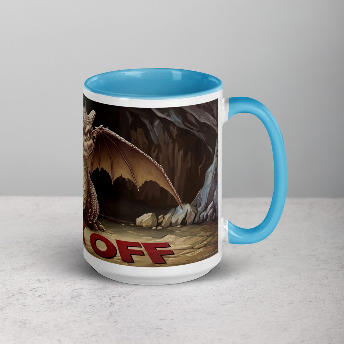 Middle Finger Dragon Coffee Mug & Tea Cup - Image 18