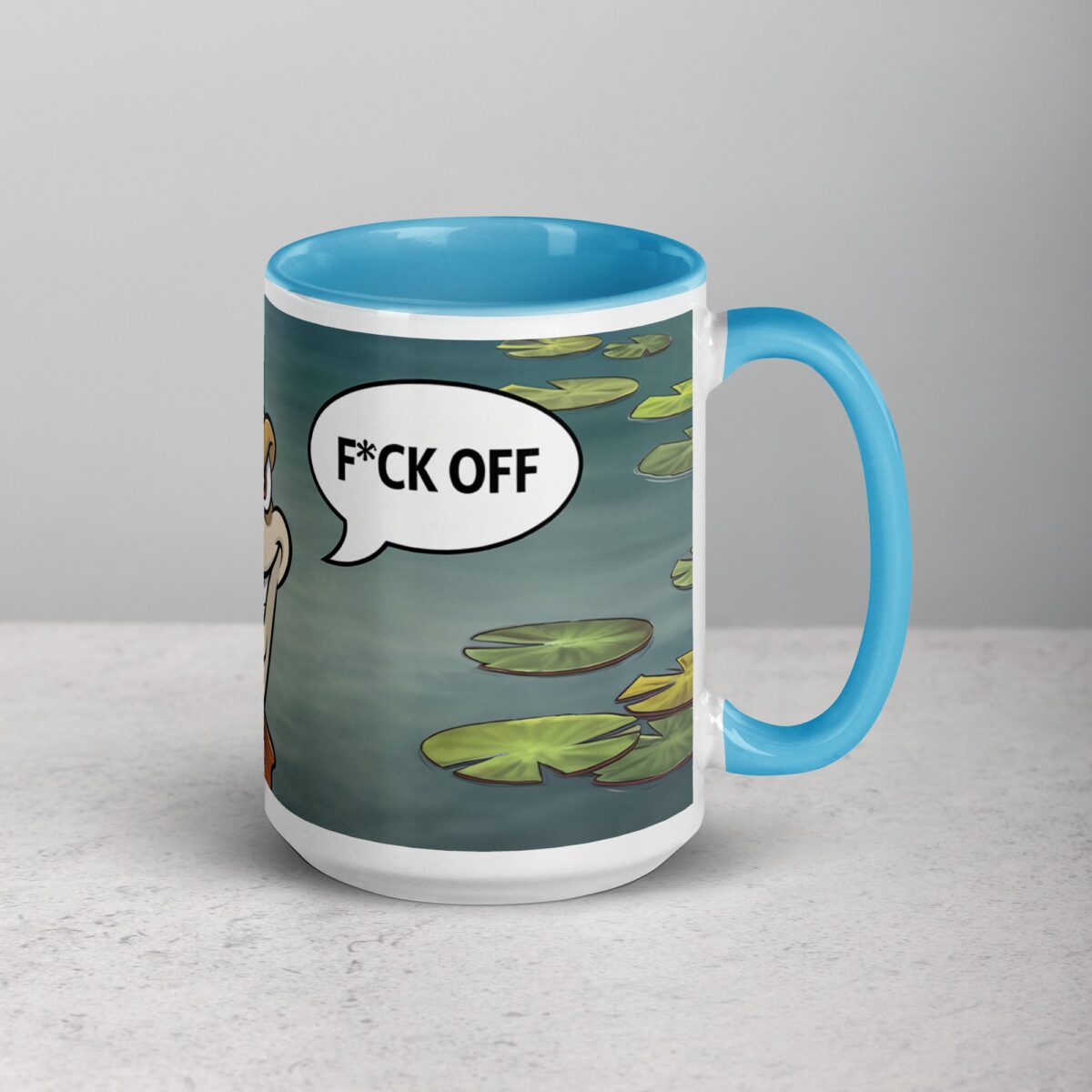 Middle Finger Fish Coffee Mug & Tea Cup - Image 18