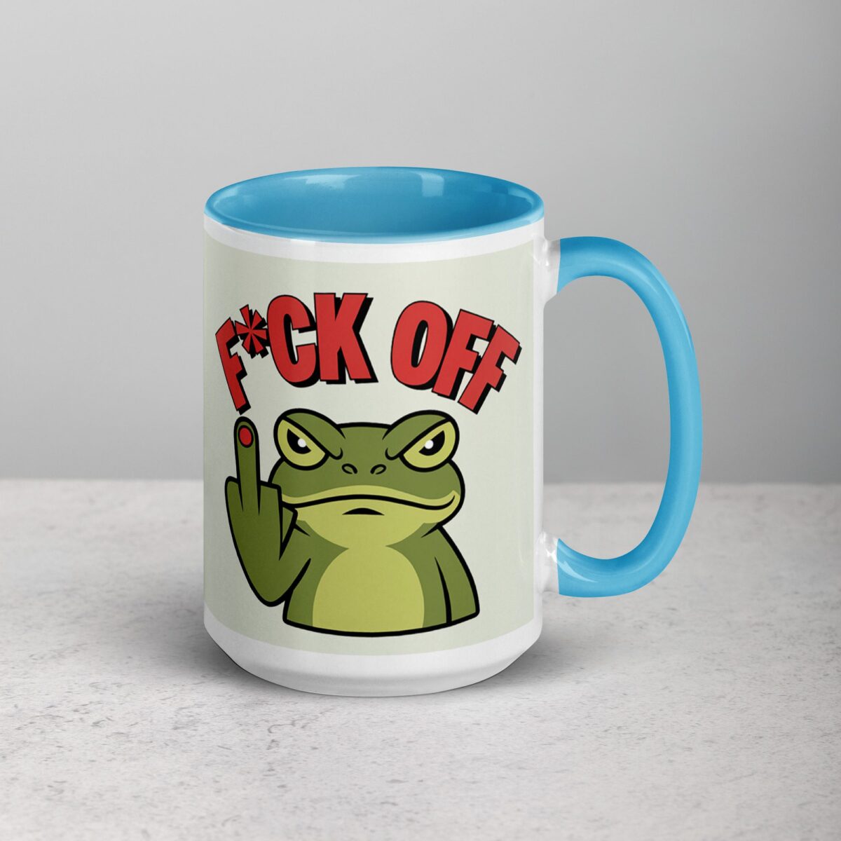 Middle Finger Frog Coffee Mug & Tea Cup - Image 18