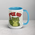 Middle Finger Frog Coffee Mug & Tea Cup - Image 18