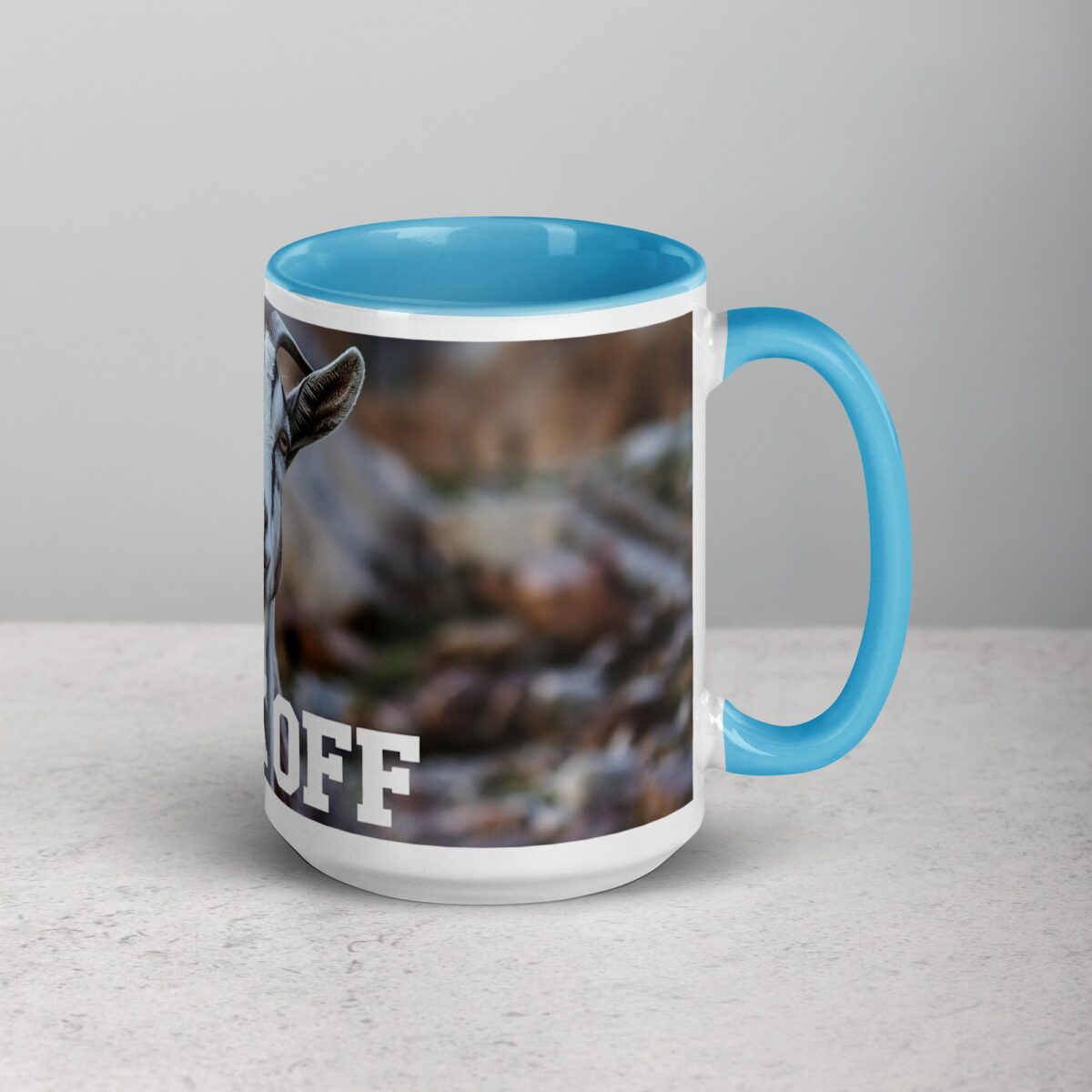 Middle Finger Goat Coffee Mug & Tea Cup - Image 18