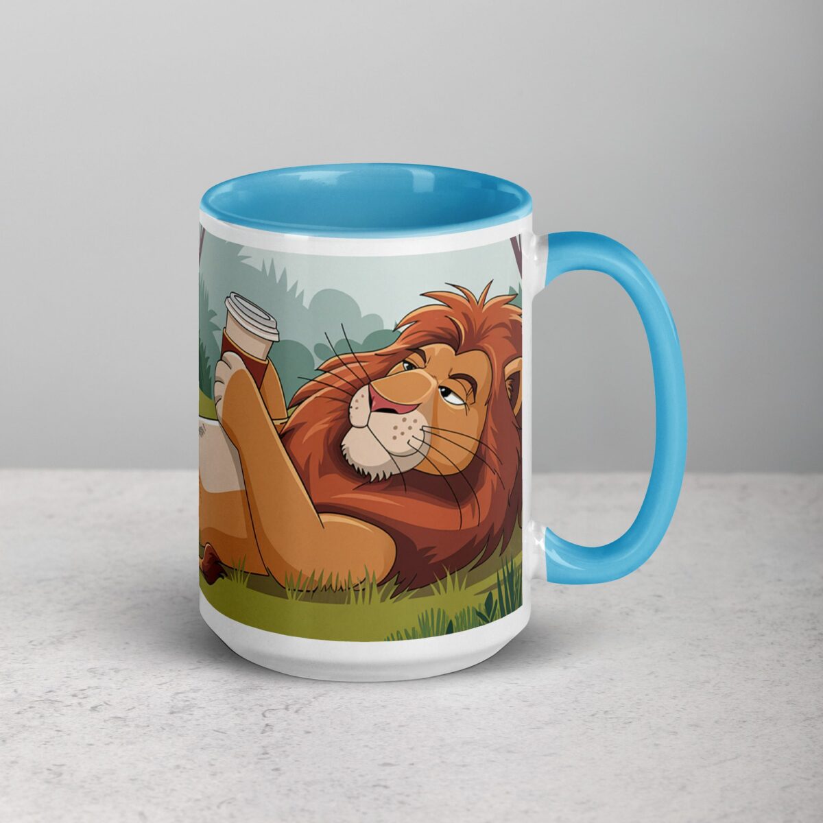 Lion Around Until My Coffee Kicks in Lion Mug - Image 18