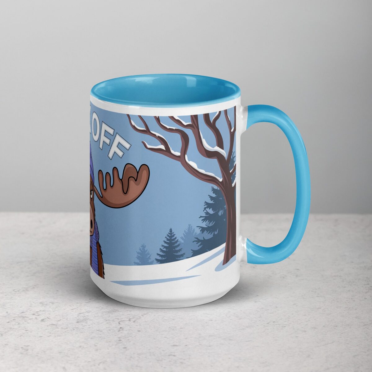 Middle Finger Moose Coffee Mug & Tea Cup - Image 18