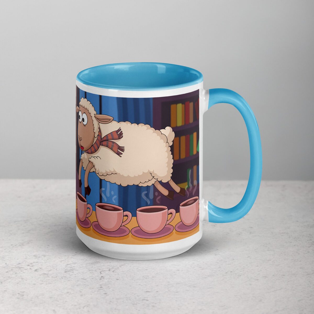 Counting Sheep? No, Counting Coffee Cups Mug - Image 18