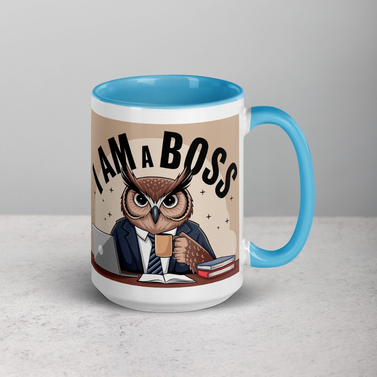 I am a Boss Owl Coffee Mug & Tea Cup - Image 18