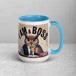 I am a Boss Owl Coffee Mug & Tea Cup - Image 18