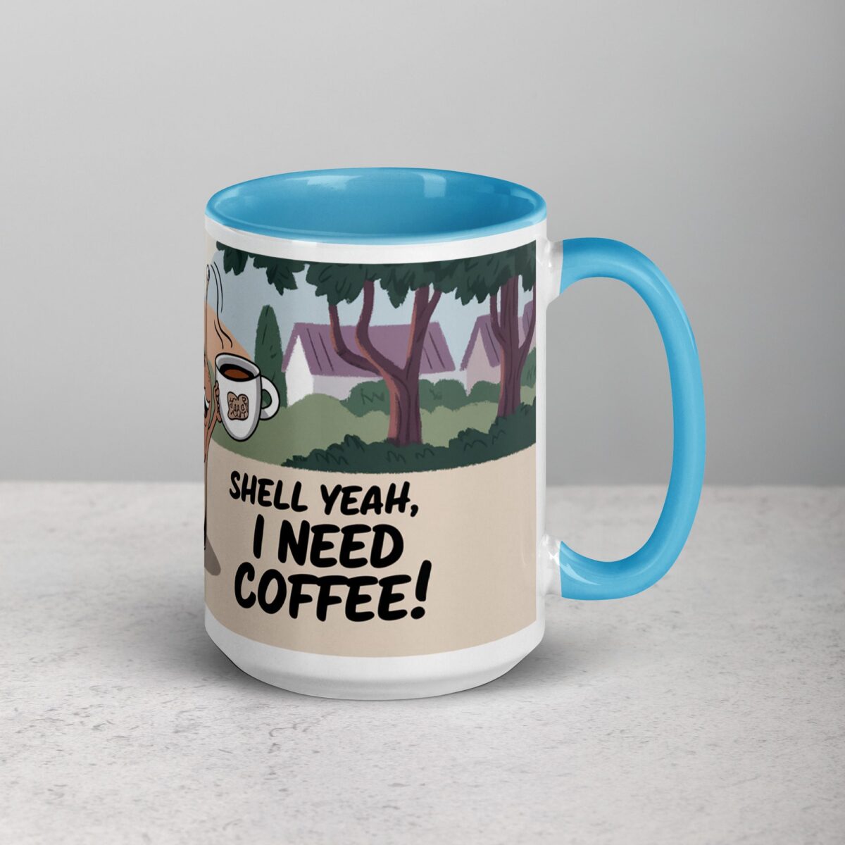 Shell Yeah, I Need Coffee! Snail Mug - Image 18