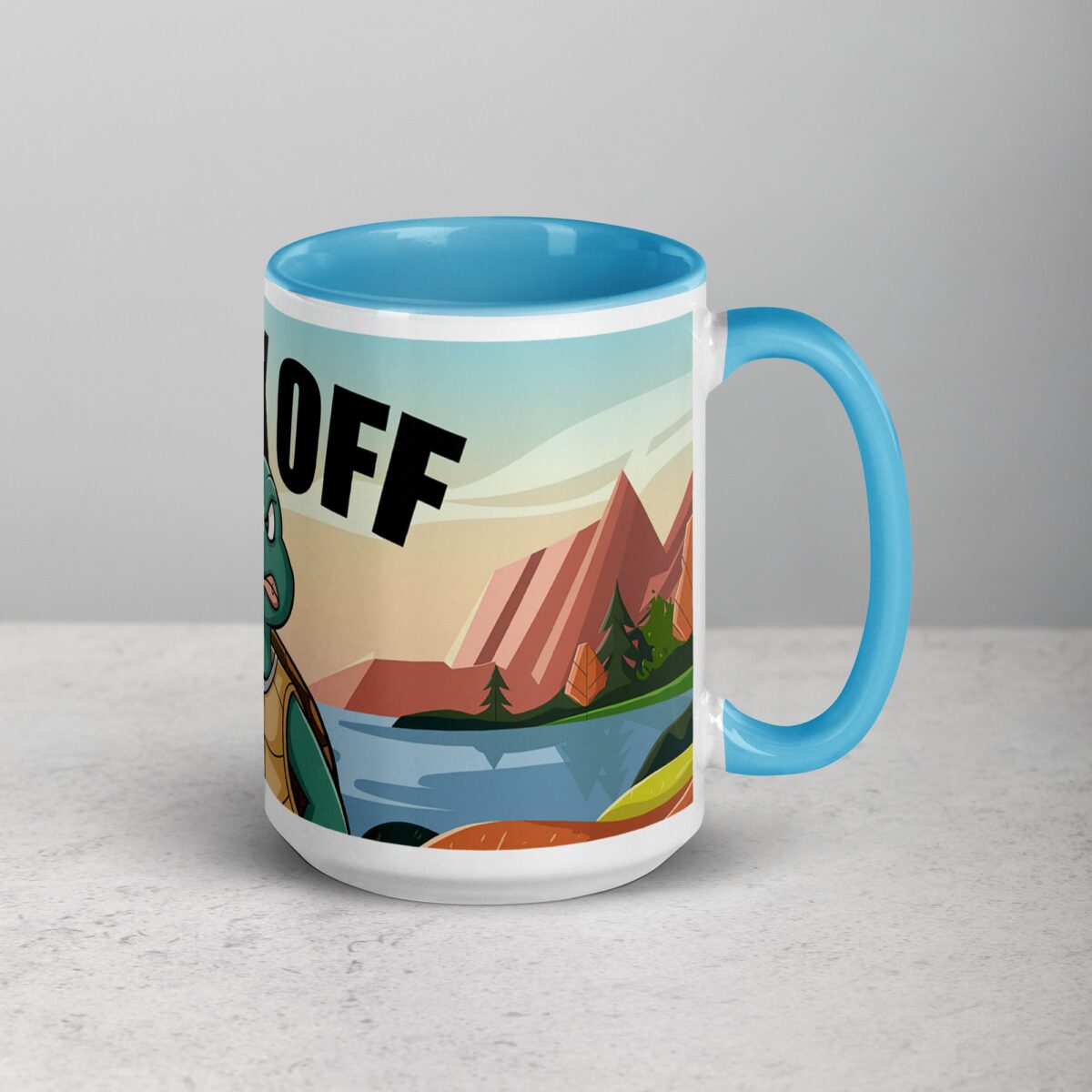 Middle Finger Turtle Coffee Mug & Tea Cup - Image 18