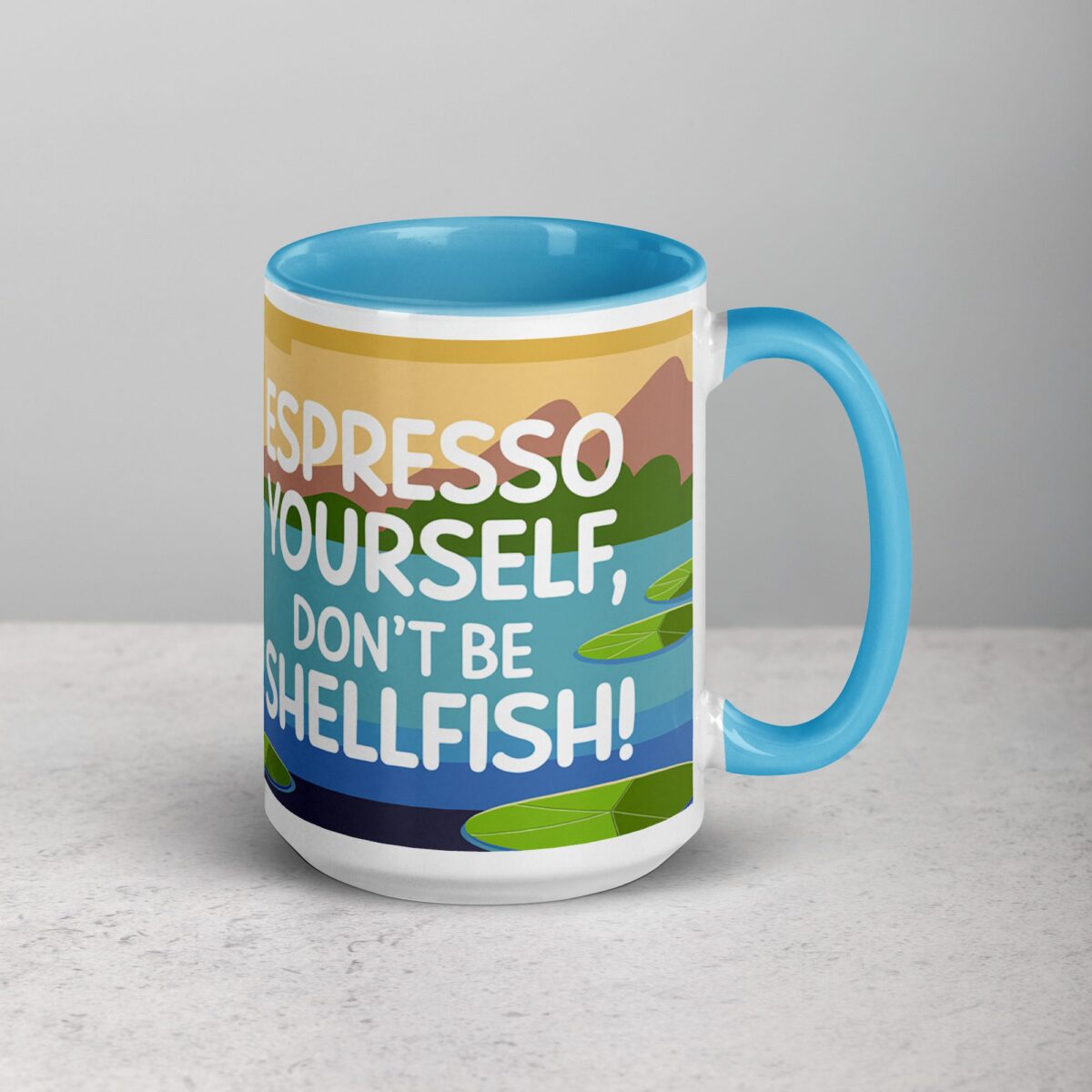 Espresso Yourself, Don’t Be Shellfish! Turtle Coffee Mug - Image 18