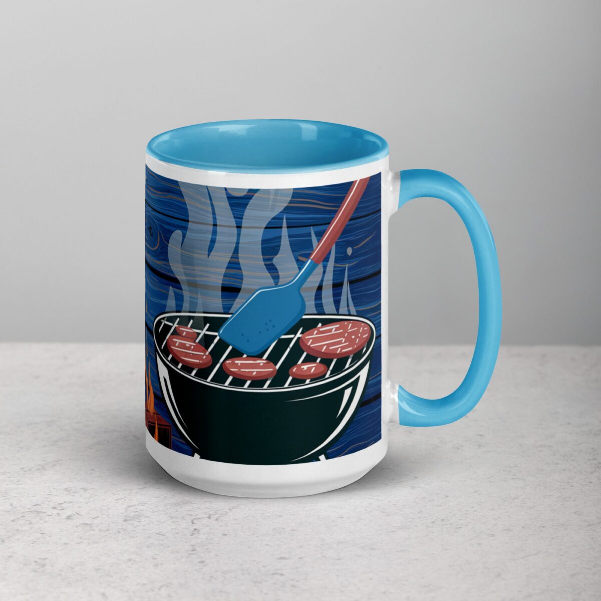 Grill Master Fueled by Coffee Dad Coffee Mug - Image 18