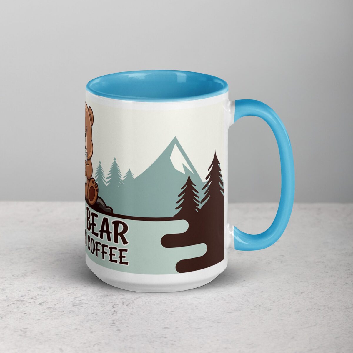 Papa Bear Runs on Coffee Fathers Day Mug - Image 18