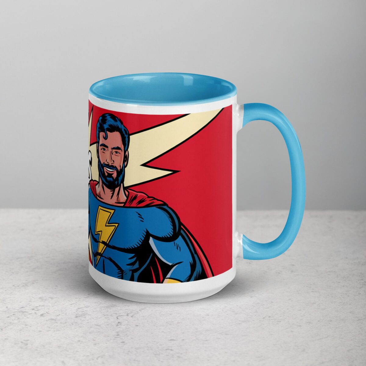 Happy Fathers Day Superhero Coffee Mug - Image 18