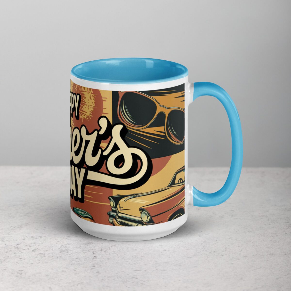 Happy Fathers Day Retro Coffee Mug - Image 18