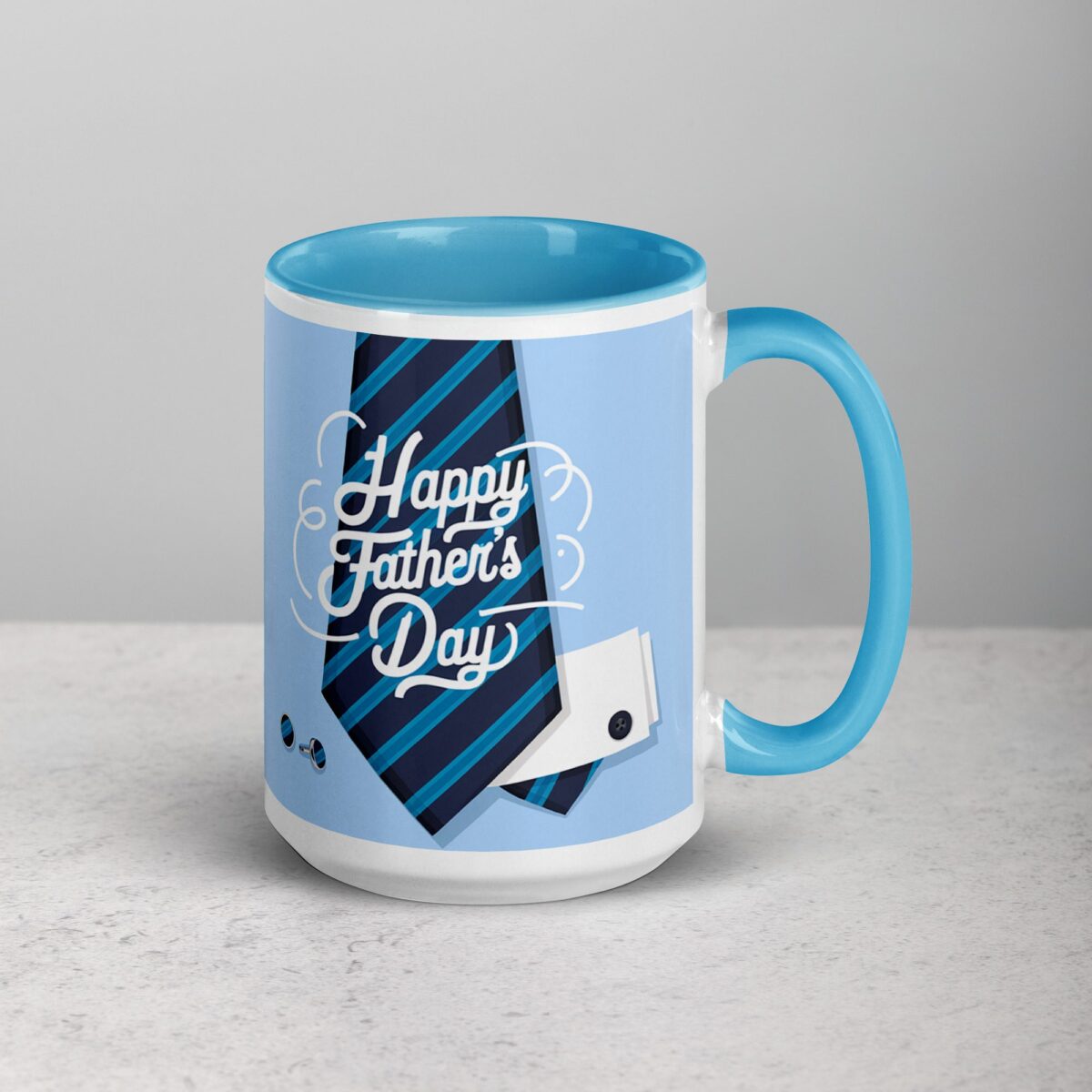 Happy Fathers Day Tie & Cufflinks Coffee Mug - Image 18