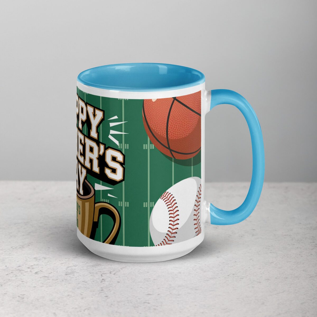 Happy Fathers Day Sports Theme Coffee Mug - Image 18