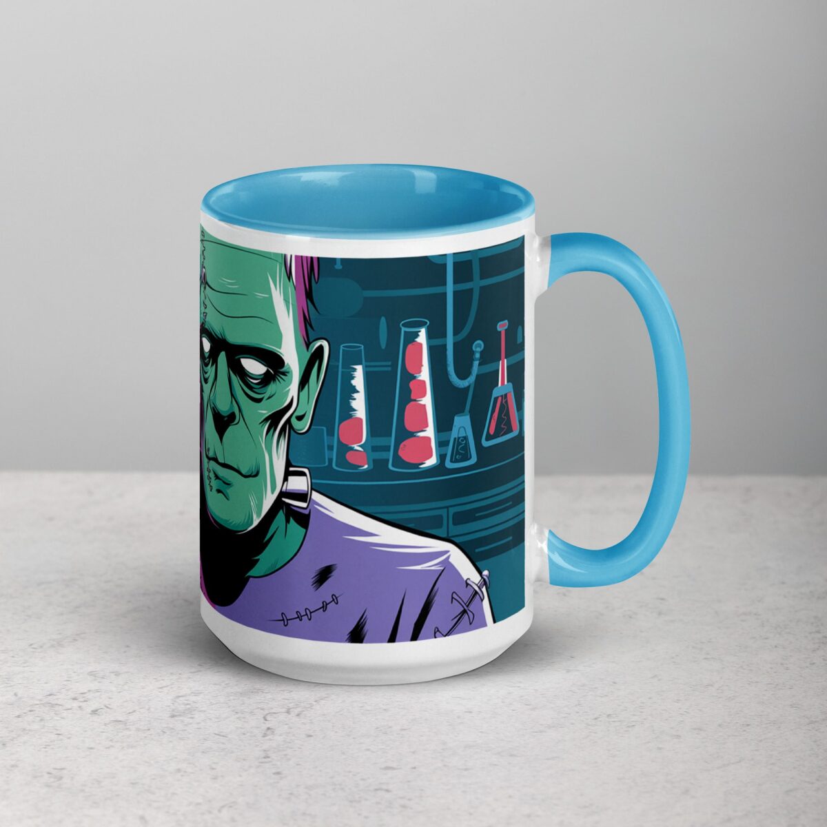 Monster Fuel Frankenstein Halloween Coffee Mug - Image 18