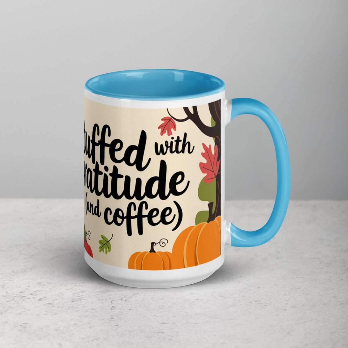 Stuffed with Gratitude (and Coffee) Thanksgiving Mug - Image 18