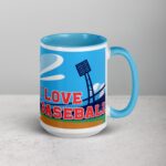 I Love Baseball Fun Coffee Mug & Tea Cup - Image 18