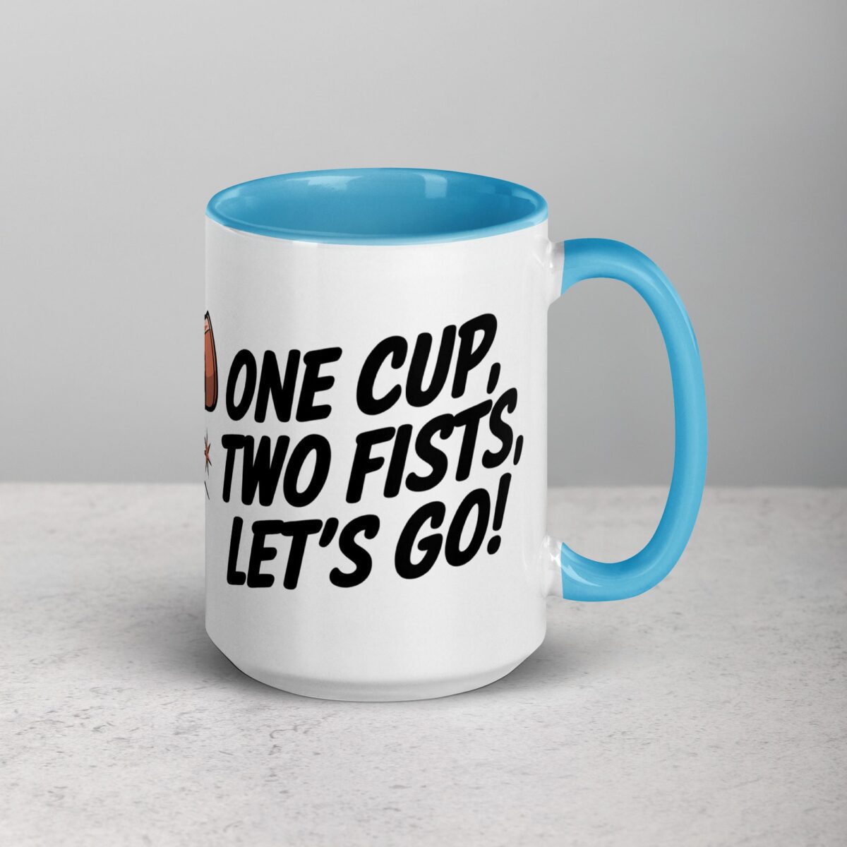 One Cup, Two Fists, Let’s Go! Boxing Coffee Mug - Image 18