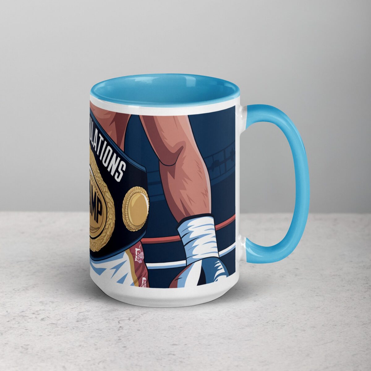 Congratulations Champ Boxing Coffee Mug & Tea Cup - Image 18