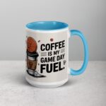 Coffee is My Game Day Fuel Basketball Mug - Image 18