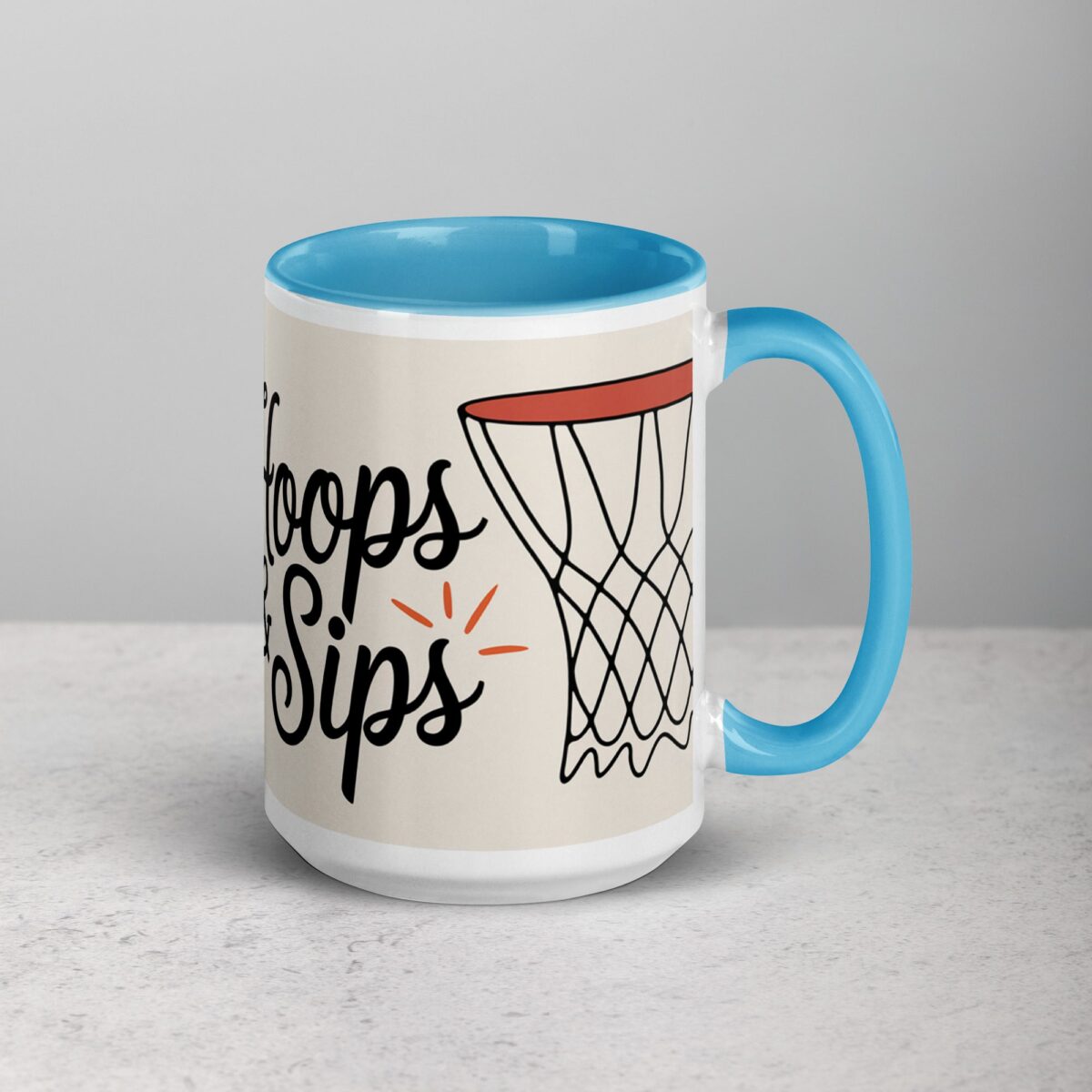 Hoops & Sips Basketball Coffee Mug & Tea Cup - Image 18
