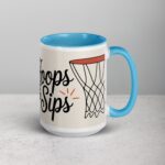 Hoops & Sips Basketball Coffee Mug & Tea Cup - Image 18